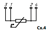 Схема соединений ТСП 9501, ТСМ 9501