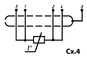 Схема соединений ТСП 9807