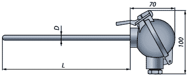 ТС-1088/5 (кабель с вилкой М614А) возможна установка передвижного штуцера