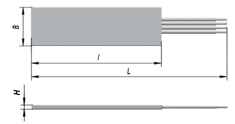 Габаритные размеры платинового и медного термопреобразователя сопротивления ТСП 9502, ТСМ 9502
