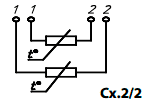 Схема соединений ТСП 9515, ТСМ 9515