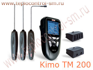 Kimo TM 200 термометр электронный контактный для определения коэффициента теплопередачи