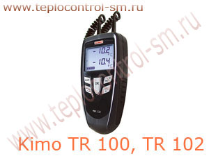 Kimo TR 100, TR 102 термометр электронный контактный с датчиком Pt100
