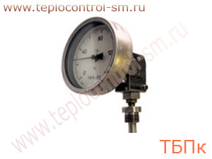ТБПк термометр биметаллический показывающий с поворотно-откидным корпусом