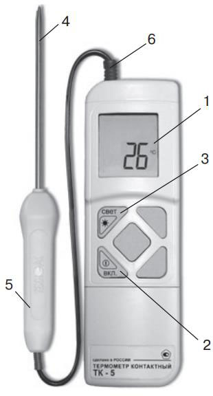 Внешний вид контактного термометра ТК-5.01М