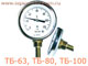 ТБ-63, ТБ-80, ТБ-100 термометр биметаллический показывающий