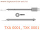ТХА 0001, ТХК 0001 преобразователь термоэлектрический хромель-алюмелевый и хромель-копелевый поверхностный (термопара)
